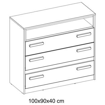 Komoda POK 08 vícebarevná 4