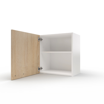 Závěsná horní skříňka  POLAR II dub sonoma/bílá, šířka 50 cm 2