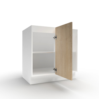 Spodní skříňka POLAR II dub sonoma/bílá, šířka 80 cm 2