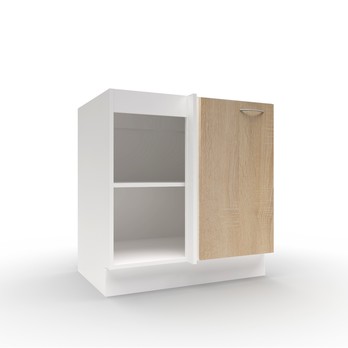 Spodní skříňka POLAR II dub sonoma/bílá, šířka 80 cm 3