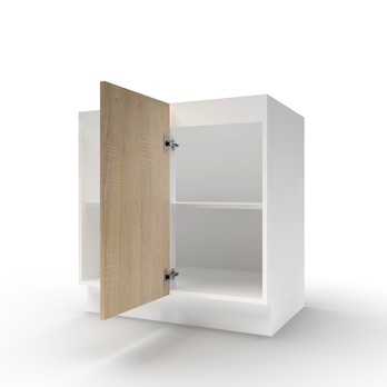 Spodní skříňka POLAR II dub sonoma/bílá, šířka 80 cm 4