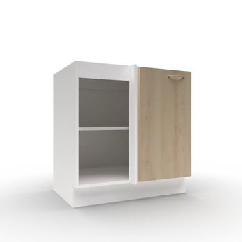 Spodní skříňka POLAR II buk/bílá, šířka 80 cm 3