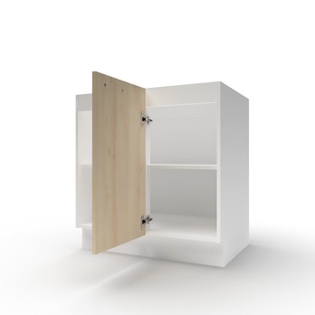 Spodní skříňka POLAR II buk/bílá, šířka 80 cm 4