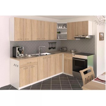 Spodní dřezová skříňka POLAR II dub sonoma/bílá, šířka 60 cm 1