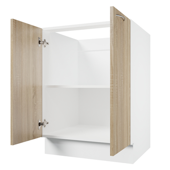 Spodní dřezová skříňka POLAR II dub sonoma/bílá, šířka 60 cm 2