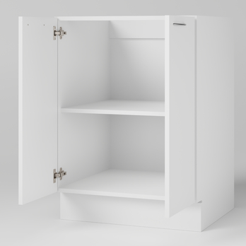 Spodní dřezová skříňka POLAR II bílá, šířka 60 cm 2