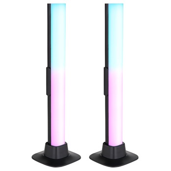 Set 2ks LED RGB lamp POLLIVER černá 3