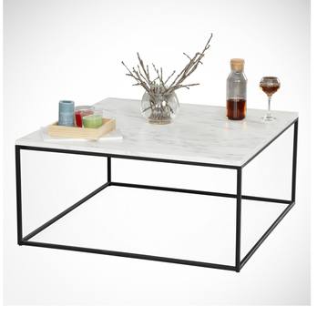 Konferenční stolek POLY bílá 3