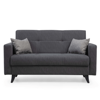 Pohovka  POLYA tmavě šedá 2