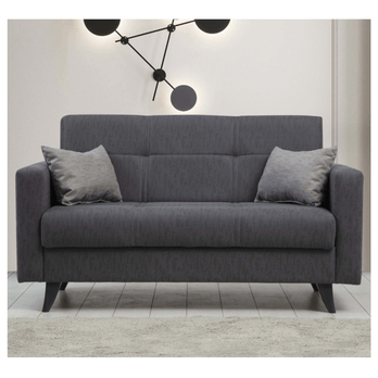 Pohovka  POLYA tmavě šedá 1