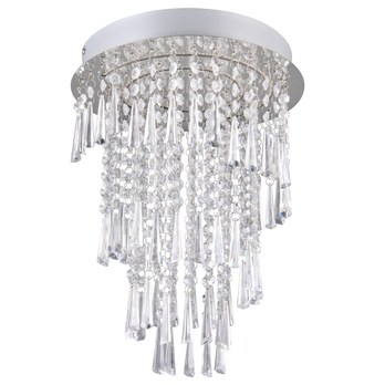 Stropní LED svítidlo POMP chrom 1