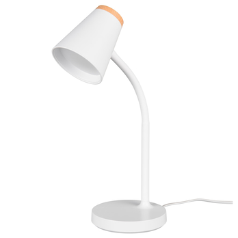 Stolní LED lampa PONGO bílá 1
