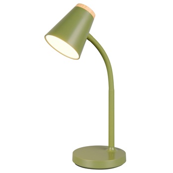 Stolní LED lampa PONGO zelená 3