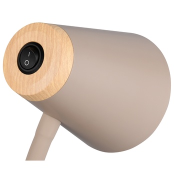 Stolní LED lampa PONGO béžová 4