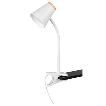 Stolní LED lampa PONGO bílá 1