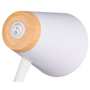Stolní LED lampa PONGO bílá 2
