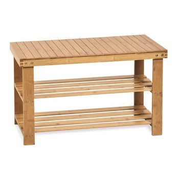 Botníková lavice PONGO přírodní bambus 4