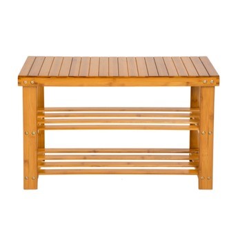 Botníková lavice PONGO přírodní bambus 5