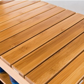 Botníková lavice PONGO přírodní bambus 6