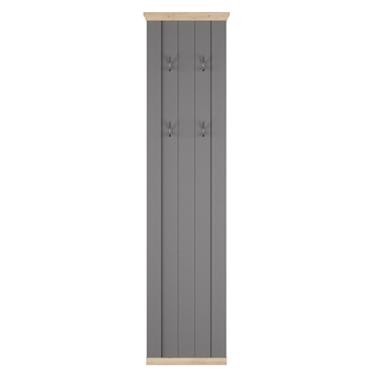Předsíňový panel PONTYPOOL M šedá/dub mauvella 2