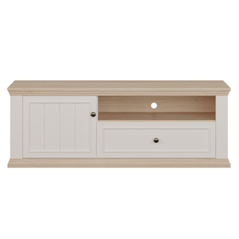 TV komoda PONTYPOOL bílá/dub riva, šířka 150 cm 3