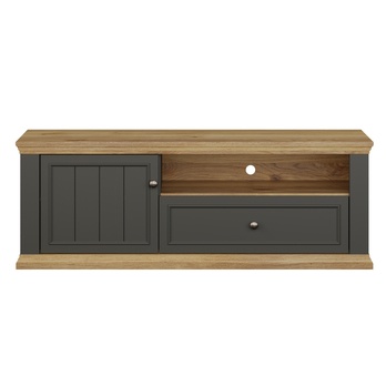 TV komoda PONTYPOOL šedá/dub mauvella, šířka 150 cm 3