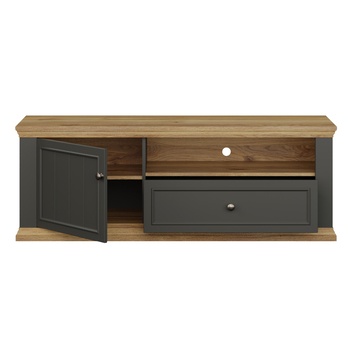 TV komoda PONTYPOOL šedá/dub mauvella, šířka 150 cm 4