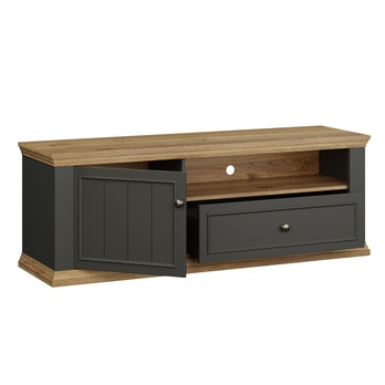TV komoda PONTYPOOL šedá/dub mauvella, šířka 150 cm 2