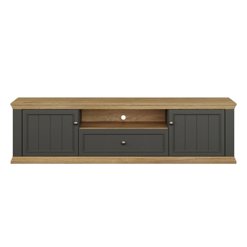 TV komoda PONTYPOOL šedá/dub mauvella, šířka 200 cm 3