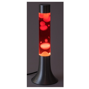 Lávová lampa POPPILOL červená/stříbrná 2