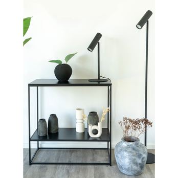 Stojací lampa PORAS černá 1