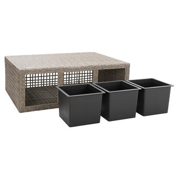 Vysoký obal na květiny POT 2 krémová 5