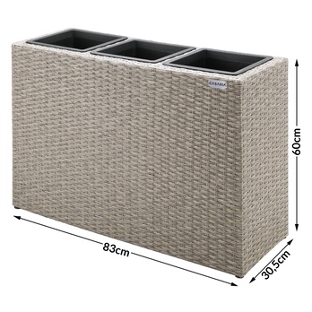 Vysoký obal na květiny POT 2 krémová 9