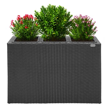 Vysoký obal na květiny POT 2 černá 2