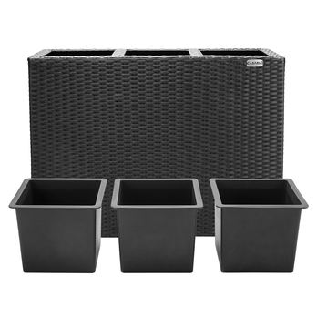 Vysoký obal na květiny POT 2 černá 4
