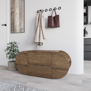 Botníková lavice POZY hnědá 2