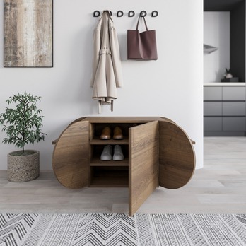 Botníková lavice POZY hnědá 3