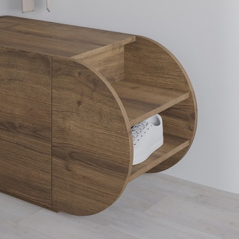 Botníková lavice POZY hnědá 4