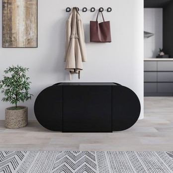 Botníková lavice POZY černá 1