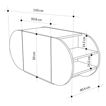 Botníková lavice POZY černá 5