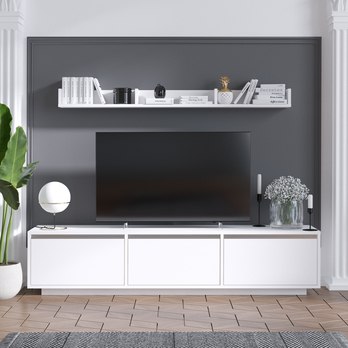 TV sestava PRAG bílá 1
