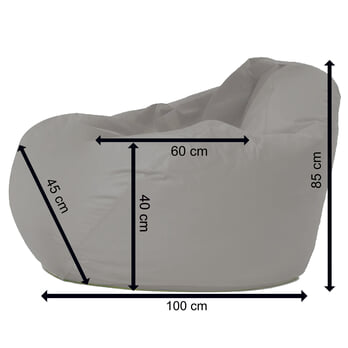 Sedací pytel PREMIUM XXL černá 1
