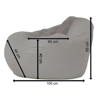 Sedací pytel PREMIUM XXL oranžová 1