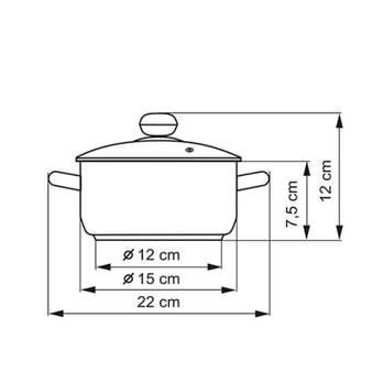 Rendlík s poklicí PREMIUM objem 1 l 1