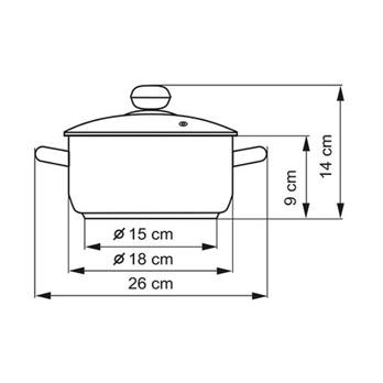 Rendlík s poklicí PREMIUM objem 2 l 1