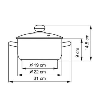 Rendlík s poklicí PREMIUM objem 3 l 1