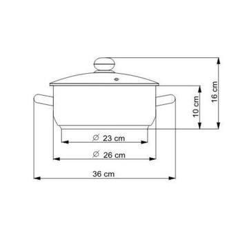 Rendlík s poklicí PREMIUM objem 4,5 l 1