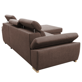 Sedací souprava PRESTIGE pravá, hnědá 9
