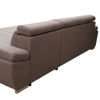 Sedací souprava PRESTIGE pravá, hnědá 11