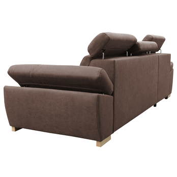 Sedací souprava PRESTIGE levá, hnědá 8